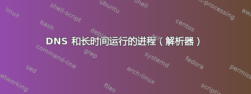 DNS 和长时间运行的进程（解析器）