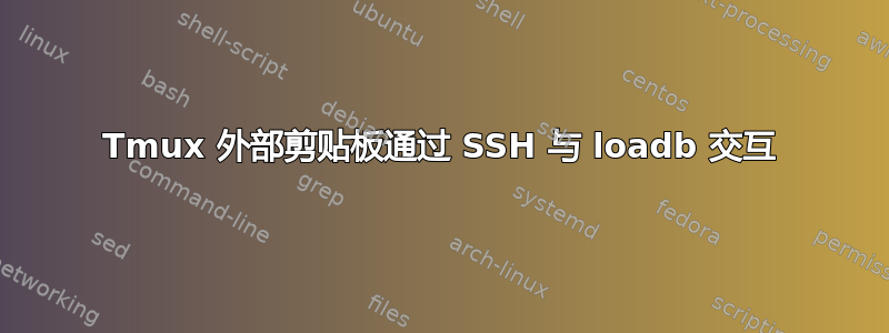 Tmux 外部剪贴板通过 SSH 与 loadb 交互