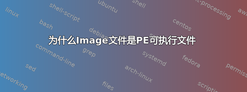 为什么Image文件是PE可执行文件