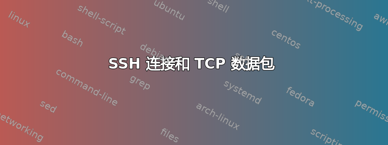 SSH 连接和 TCP 数据包