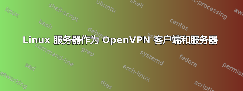 Linux 服务器作为 OpenVPN 客户端和服务器