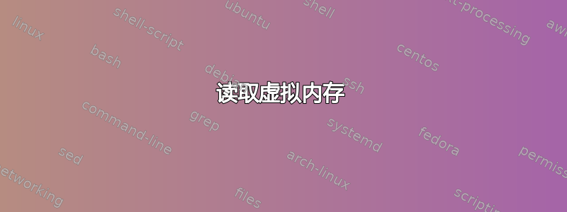 读取虚拟内存