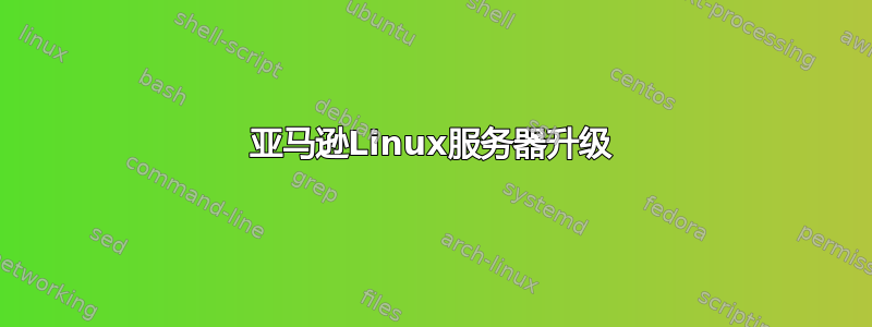 亚马逊Linux服务器升级