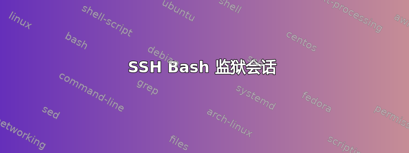 SSH Bash 监狱会话