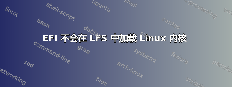 EFI 不会在 LFS 中加载 Linux 内核