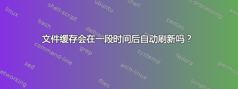 文件缓存会在一段时间后自动刷新吗？