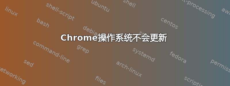 Chrome操作系统不会更新