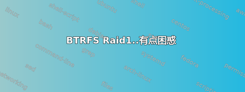 BTRFS Raid1..有点困惑