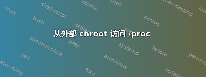 从外部 chroot 访问 /proc