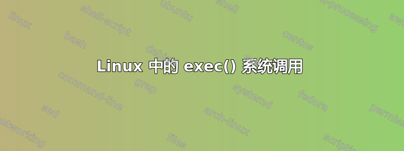 Linux 中的 exec() 系统调用