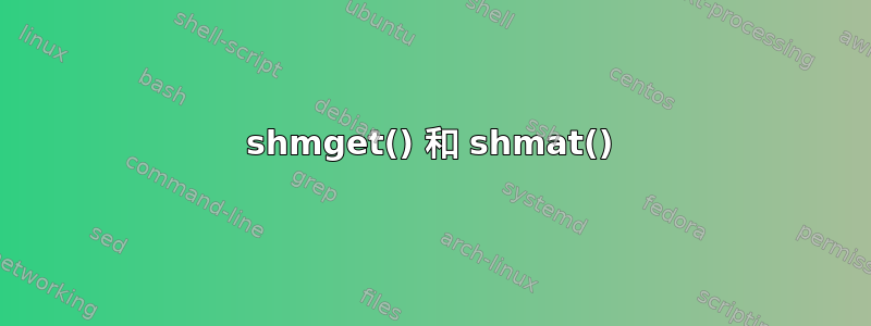 shmget() 和 shmat()