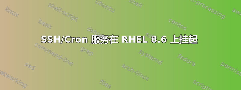 SSH/Cron 服务在 RHEL 8.6 上挂起