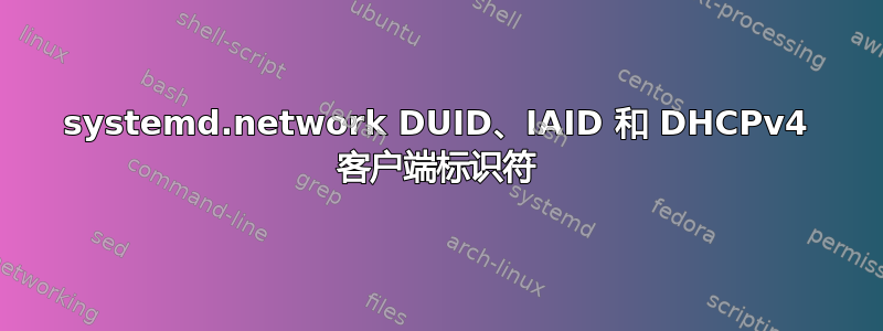 systemd.network DUID、IAID 和 DHCPv4 客户端标识符