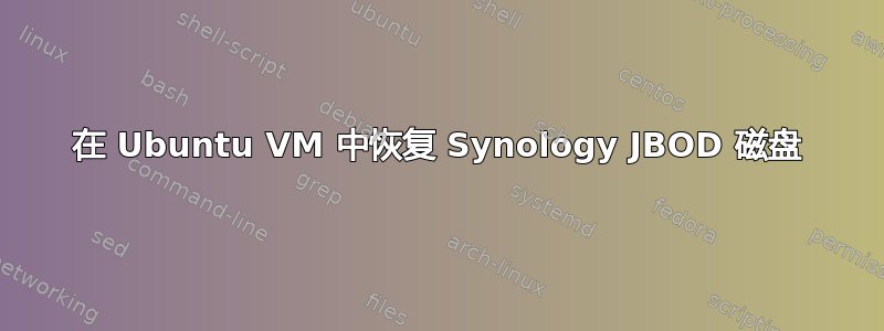 在 Ubuntu VM 中恢复 Synology JBOD 磁盘