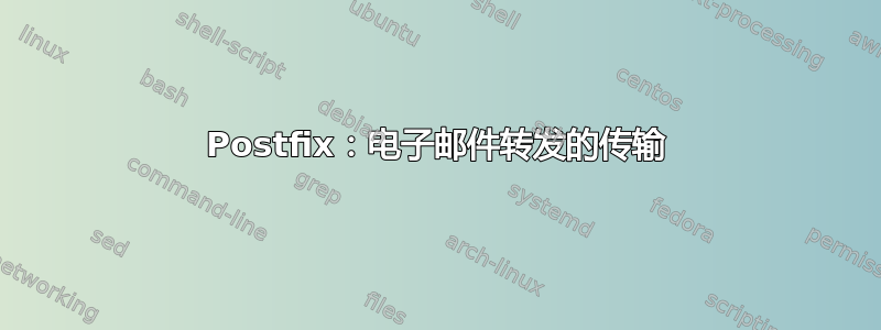 Postfix：电子邮件转发的传输