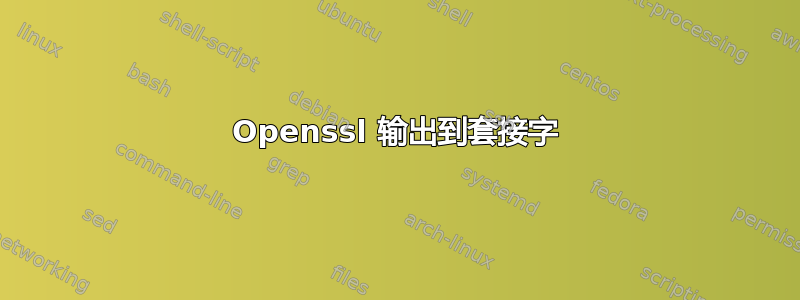 Openssl 输出到套接字