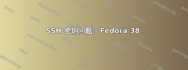 SSH 密钥问题 - Fedora 38