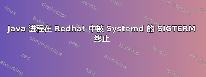 Java 进程在 Redhat 中被 Systemd 的 SIGTERM 终止