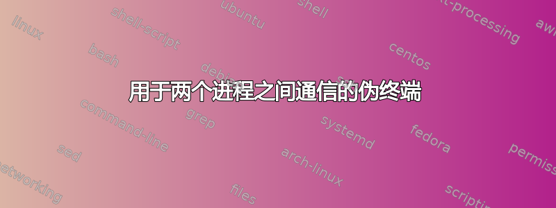 用于两个进程之间通信的伪终端