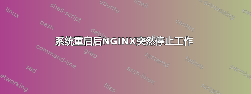 系统重启后NGINX突然停止工作