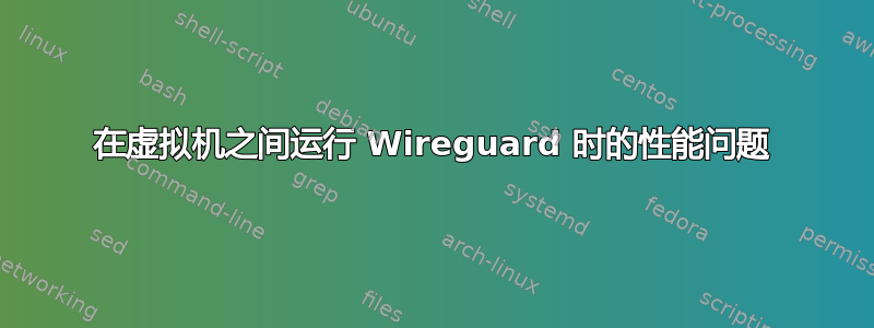 在虚拟机之间运行 Wireguard 时的性能问题