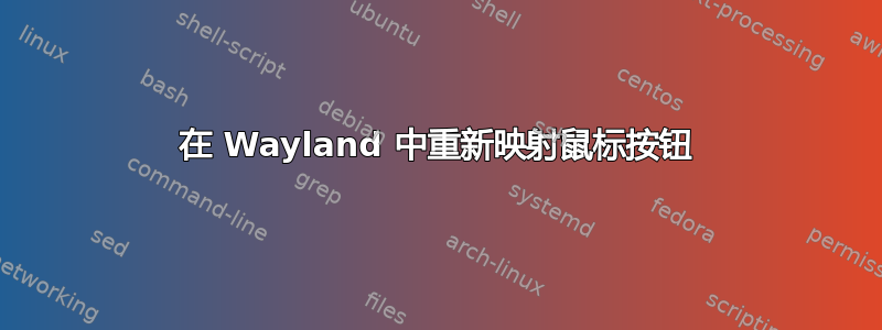 在 Wayland 中重新映射鼠标按钮