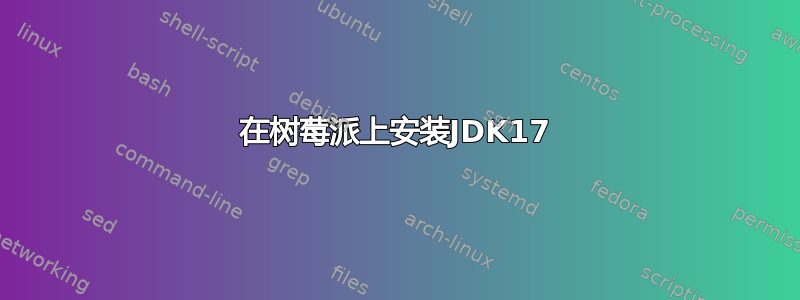 在树莓派上安装JDK17