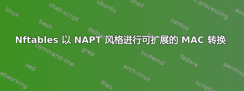 Nftables 以 NAPT 风格进行可扩展的 MAC 转换