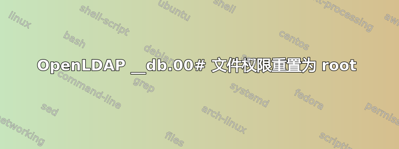 OpenLDAP __db.00# 文件权限重置为 root