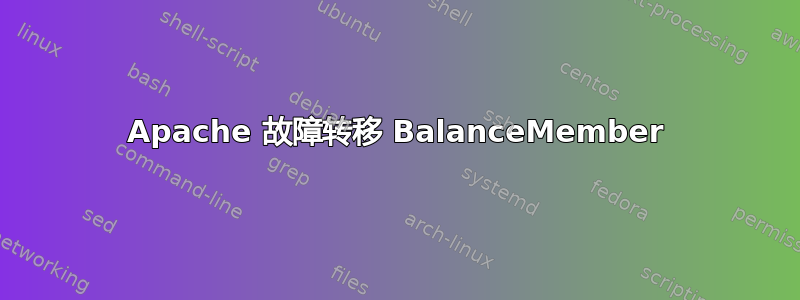 Apache 故障转移 BalanceMember