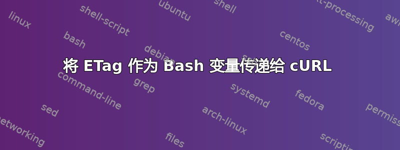 将 ETag 作为 Bash 变量传递给 cURL