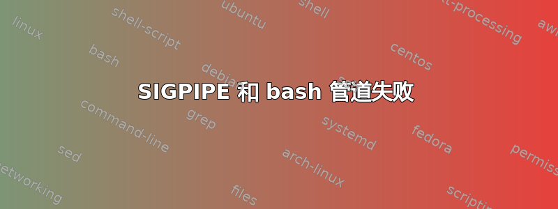 SIGPIPE 和 bash 管道失败