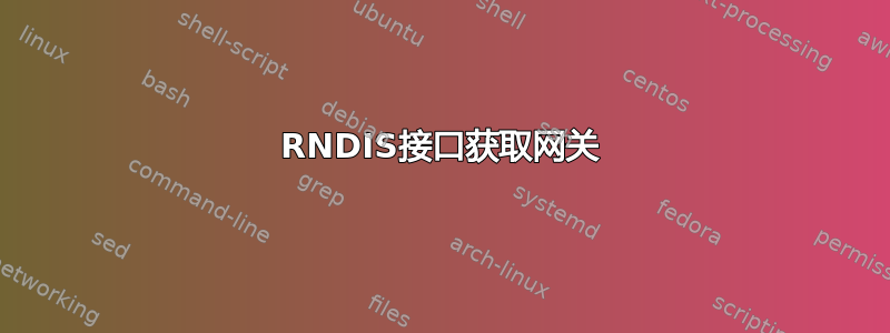 RNDIS接口获取网关