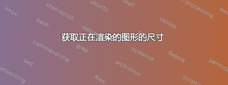 获取正在渲染的图形的尺寸