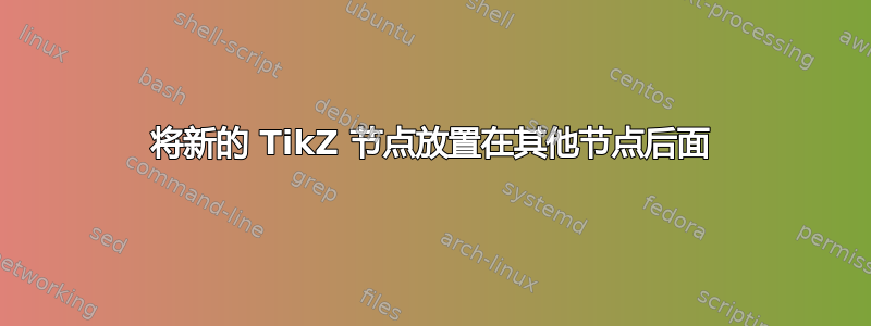 将新的 TikZ 节点放置在其他节点后面