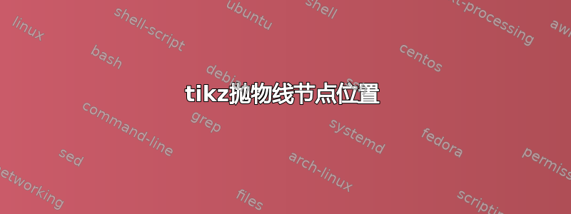 tikz抛物线节点位置