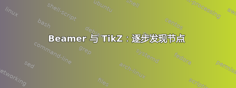 Beamer 与 TikZ：逐步发现节点