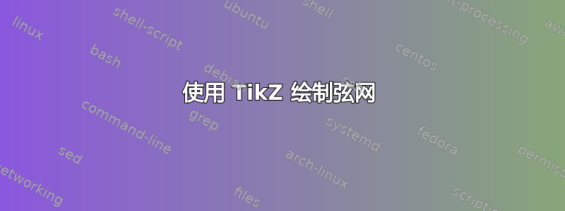 使用 TikZ 绘制弦网