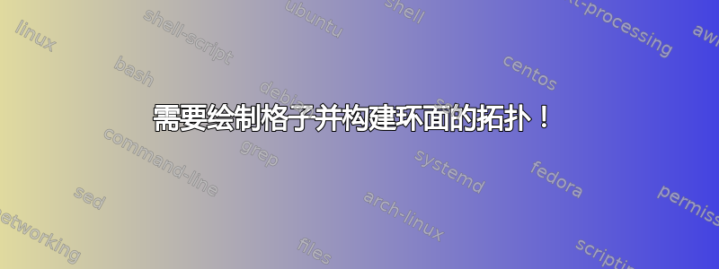 需要绘制格子并构建环面的拓扑！