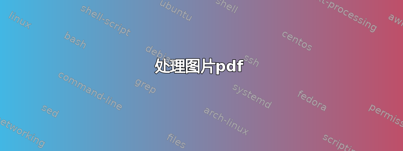 处理图片pdf