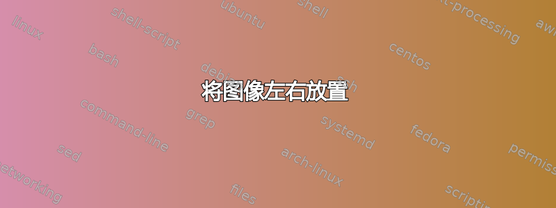 将图像左右放置