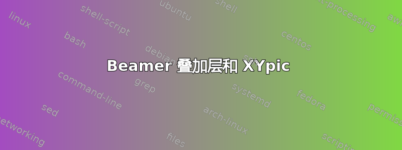 Beamer 叠加层和 XYpic