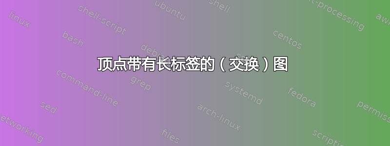 顶点带有长标签的（交换）图