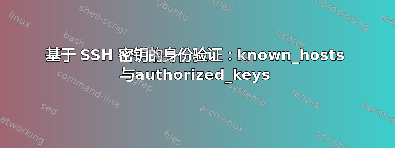 基于 SSH 密钥的身份验证：known_hosts 与authorized_keys