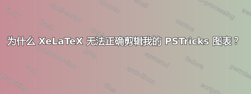 为什么 XeLaTeX 无法正确剪辑我的 PSTricks 图表？