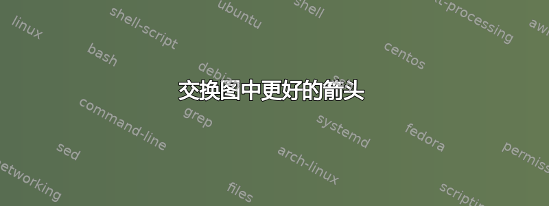 交换图中更好的箭头