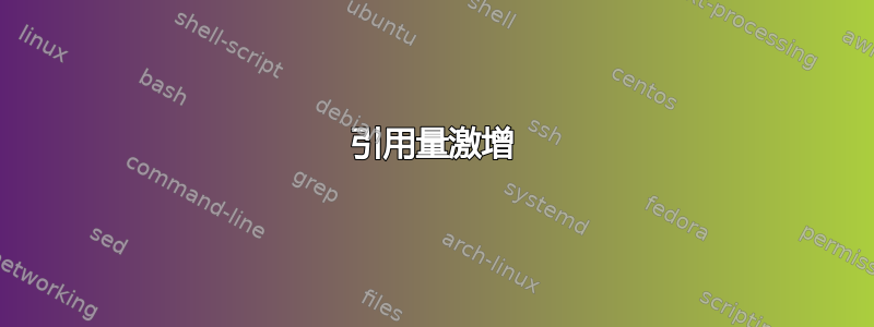 引用量激增