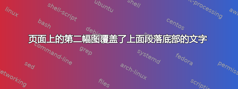 页面上的第二幅图覆盖了上面段落底部的文字