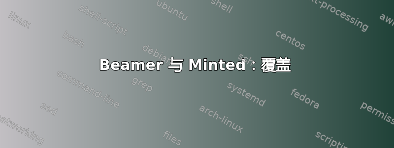 Beamer 与 Minted：覆盖