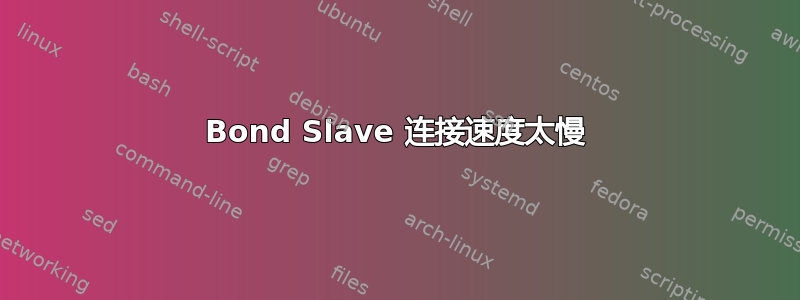 Bond Slave 连接速度太慢